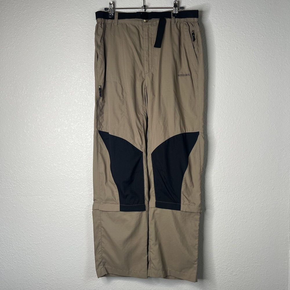 Rossignol Women’s Size Large Belted Hiking Pants Khaki Tan & Black